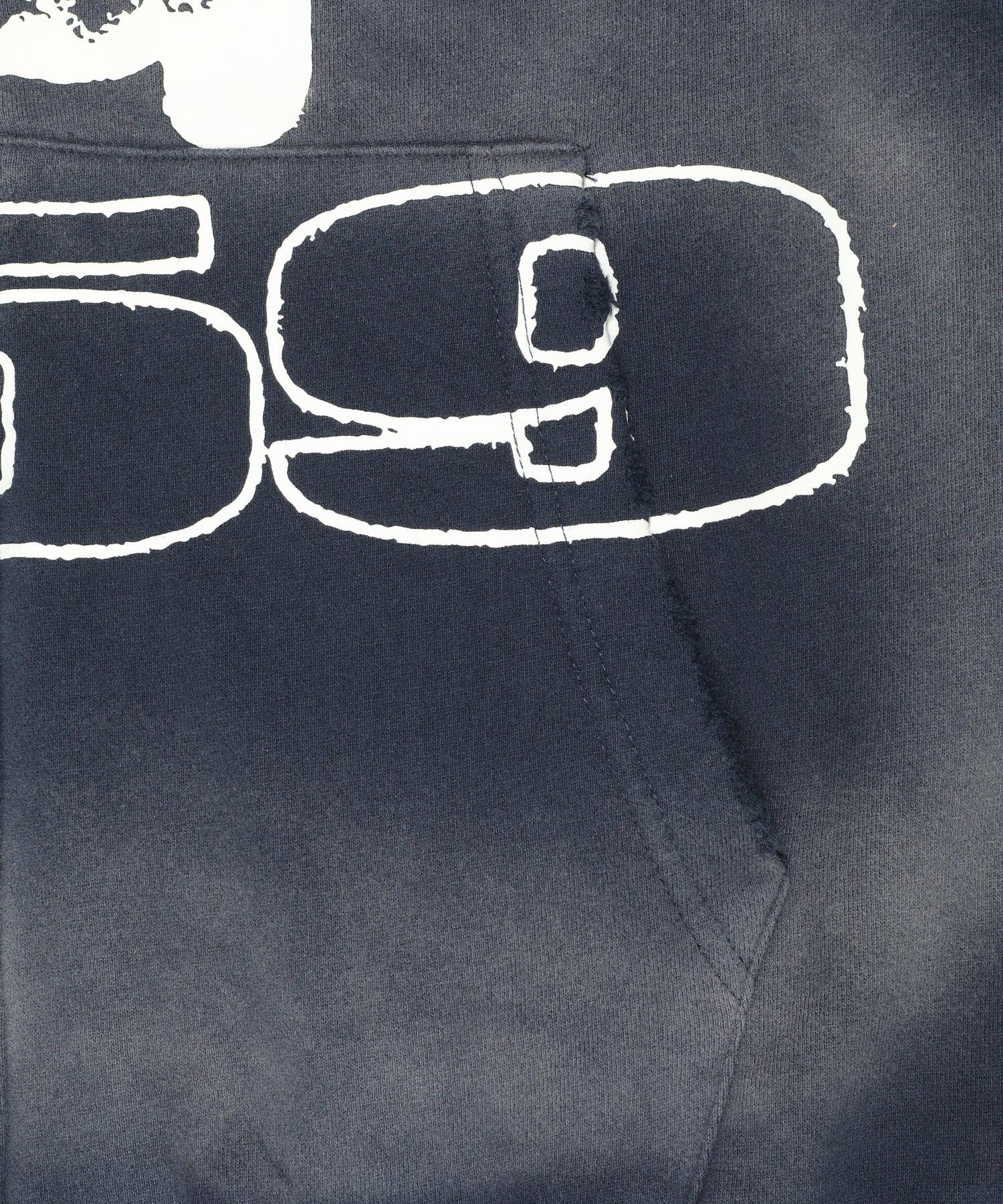 59 THRASHED THERMAL LINED ZIP UP (WASHED BLUE) - Image 4