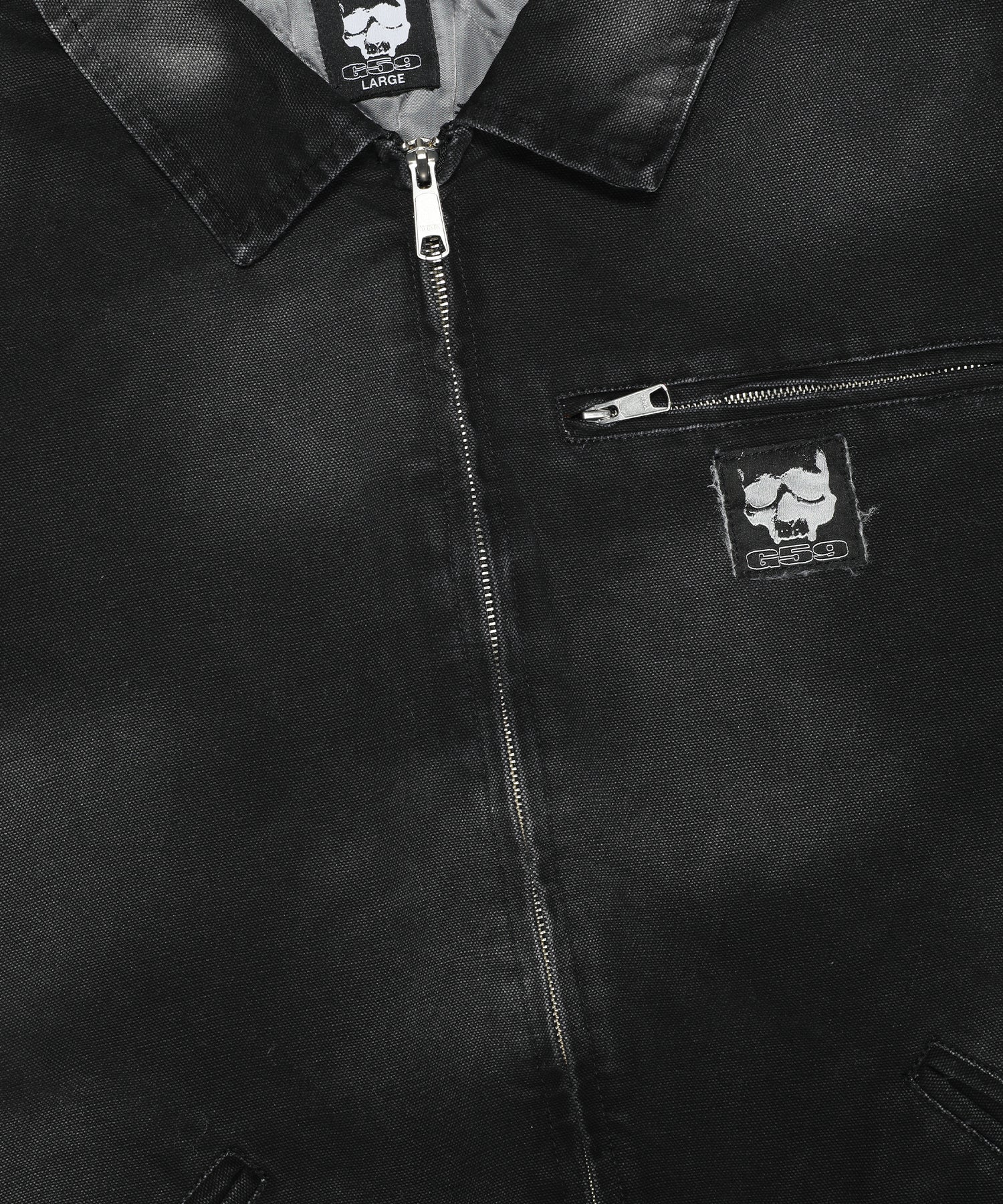 59 WORK JACKET (SUN FADED BLACK) - Image 4
