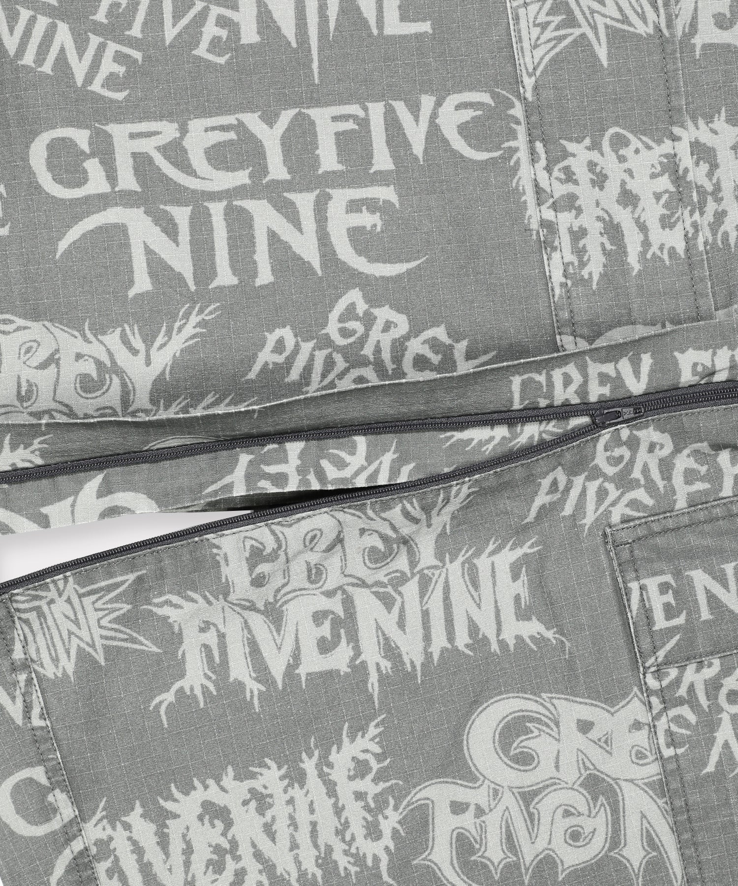 G59 HARDCORE ZIP OFF CARGO PANT (GREY) - Image 3