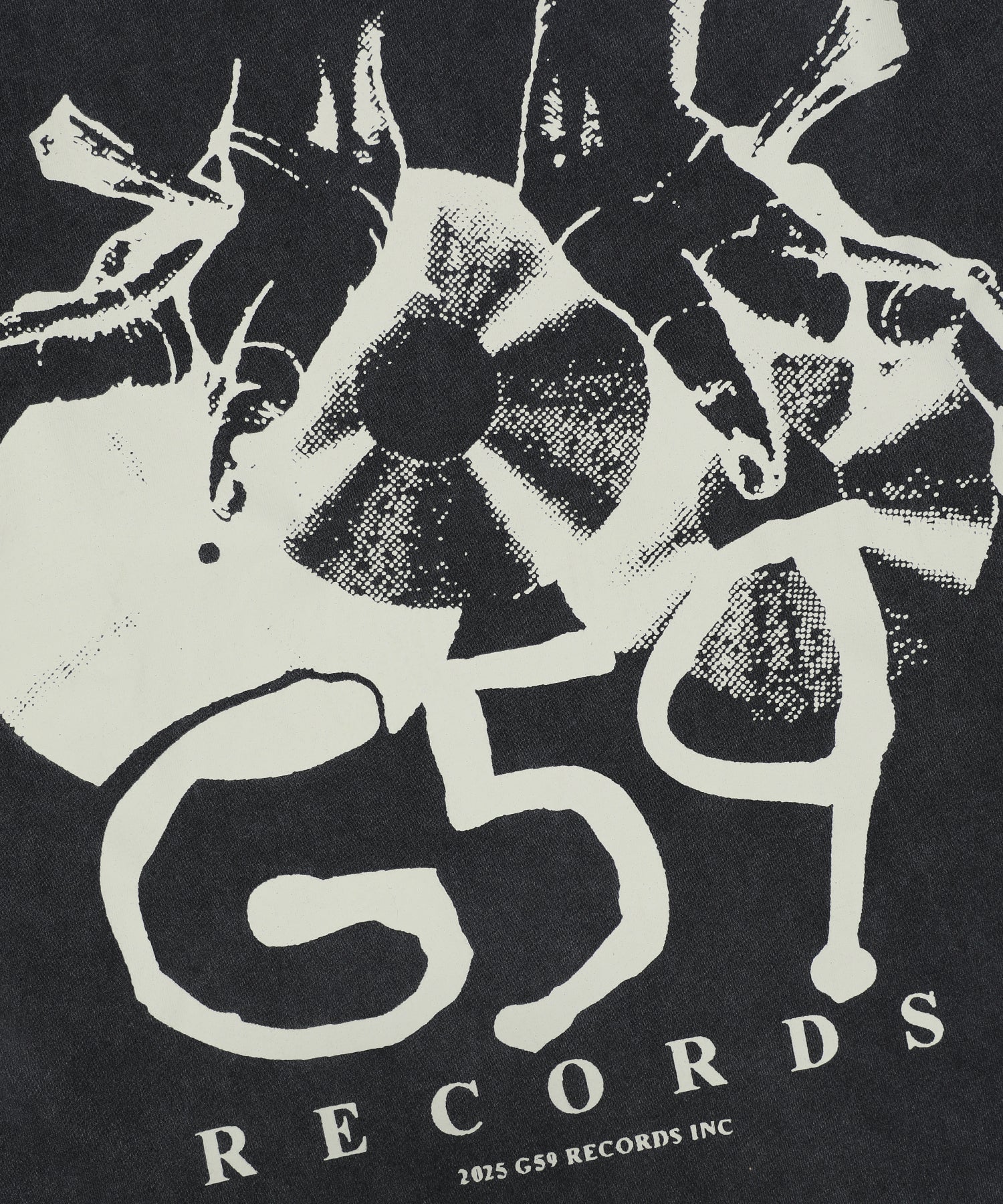 G59 MARTYR DOUBLE LAYER WAFFLE KNIT LS (VINTAGE BLACK) - Image 3