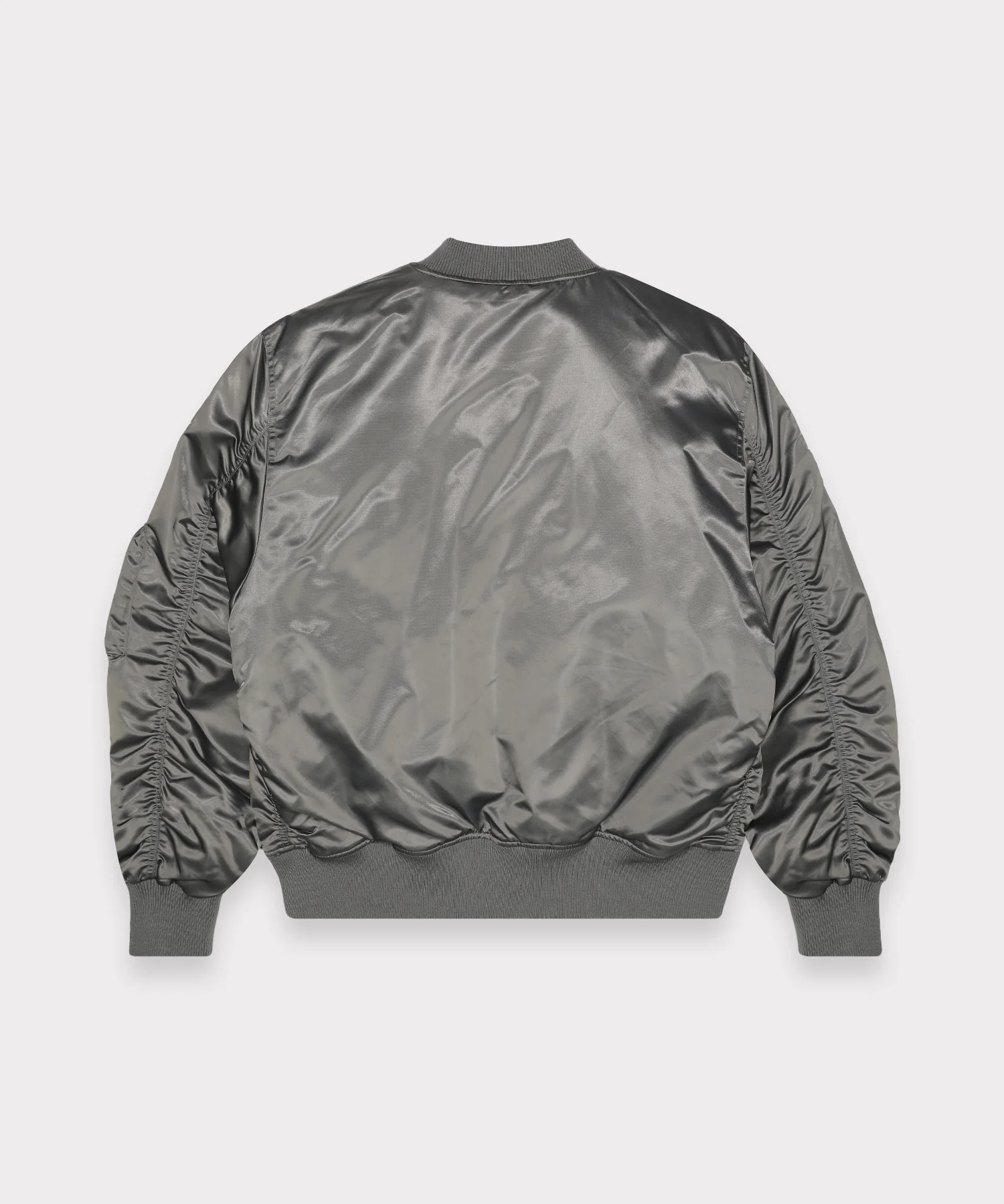G59 SKULL TATTOO BOMBER JACKET (CHARCOAL) - Image 3